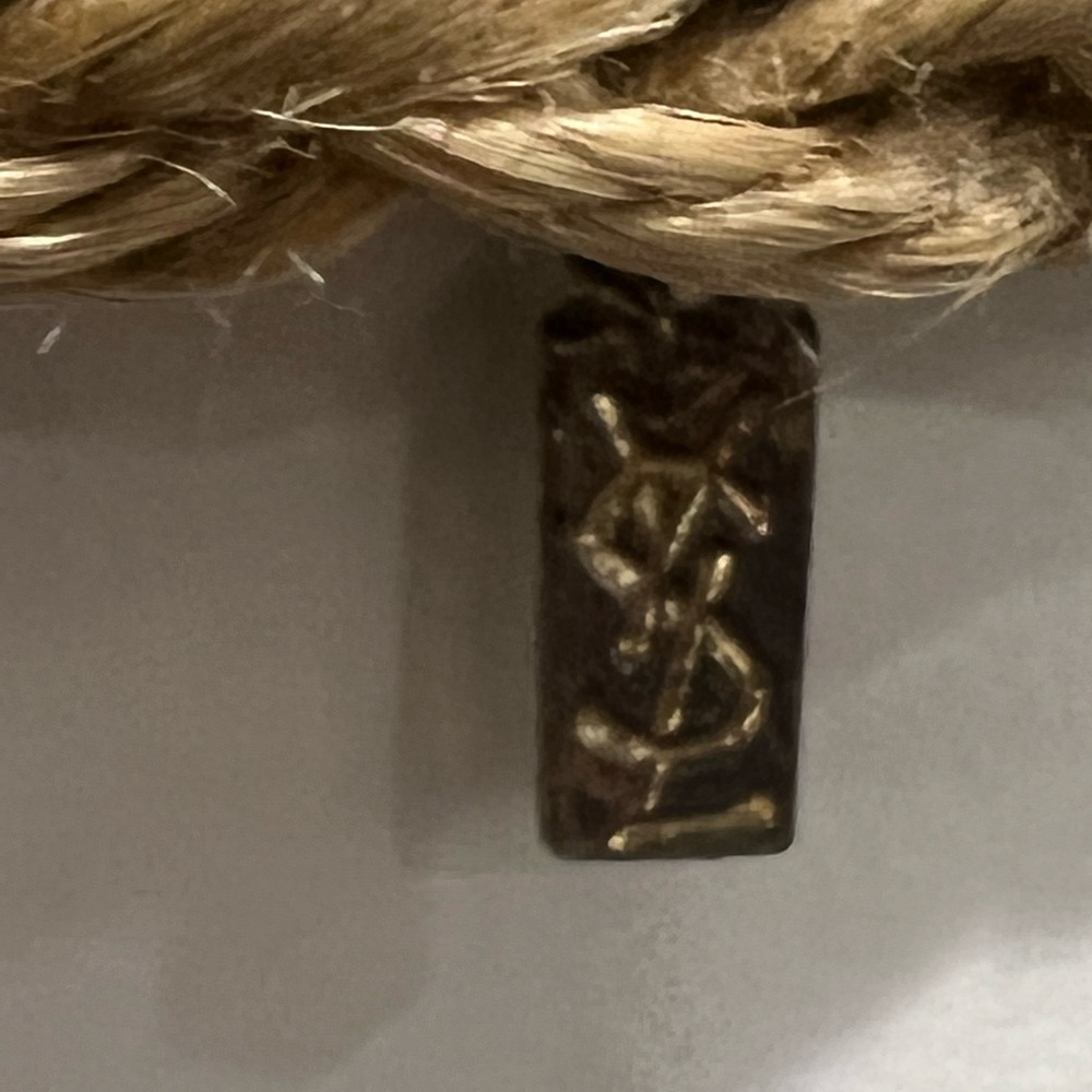 YSL Vintage braided belt